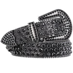 6828 Men Women Rhinestone Belt Bling Shining Diamond Cowgirl Cowboy Western